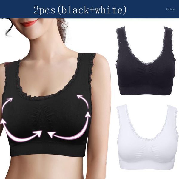women's sports bras thin adjustable lace gathering shockproof sleeping brassiere female push up bralette with pad bra camisoles & tanks, Black;white
women's sports bras thin adjustable lace gathering shockproof sleeping brassiere female push up bralette with pad bra camisoles & tanks, Black;white