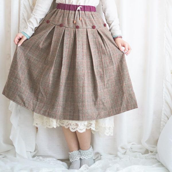 skirts japanese vintage retro hippie boho casual mori girl sweet checkerboard plaid tweed elastic waist pleated women autumn skirt, Black
skirts japanese vintage retro hippie boho casual mori girl sweet checkerboard plaid tweed elastic waist pleated women autumn skirt, Black
