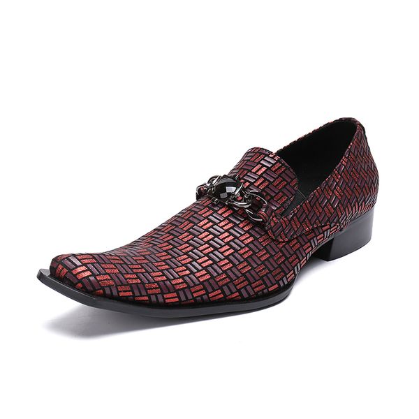 italian formal men genuine leather suit shoes square toe slip on decorations for men dress business oxford male zapatos hombre, Black
italian formal men genuine leather suit shoes square toe slip on decorations for men dress business oxford male zapatos hombre, Black