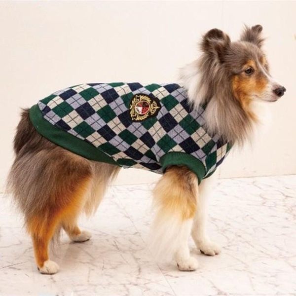 large dog clothes golden retriever doberman alaskan british college style school clothing plaid vest accessories apparel
large dog clothes golden retriever doberman alaskan british college style school clothing plaid vest accessories apparel