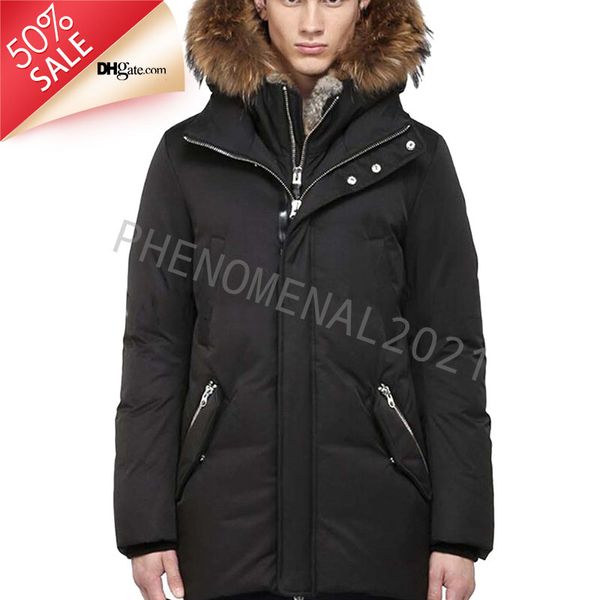new mens winter coats canada parkas outerwear hooded manteau slim big real fur down jacket coat, Black
new mens winter coats canada parkas outerwear hooded manteau slim big real fur down jacket coat, Black