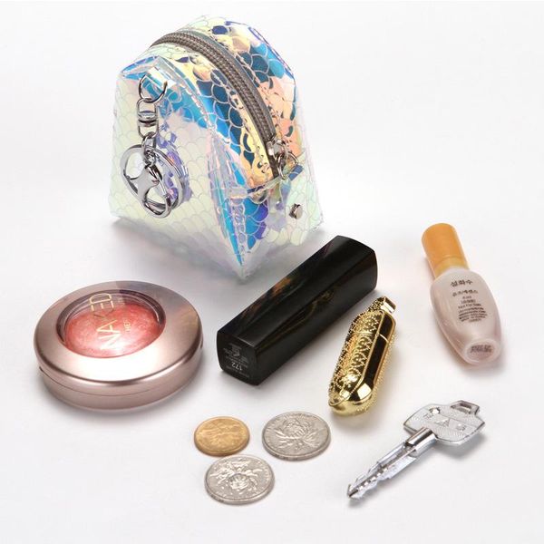 coin purses cuikca cool laser illusion fish scale zipper purse transparent pvc portable storage bag girl key, Red;black
coin purses cuikca cool laser illusion fish scale zipper purse transparent pvc portable storage bag girl key, Red;black