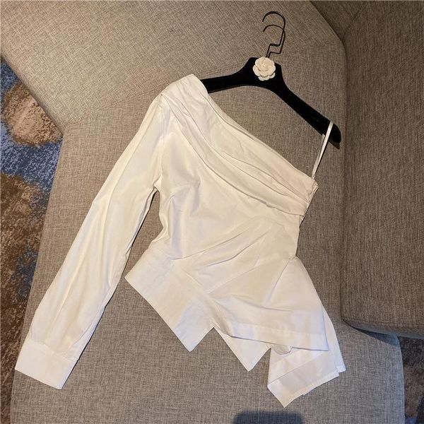 women's blouses & shirts shirt women 2021 spring and summer off-shoulder irregular blouse ladies blusas blusa mujer white black
women's blouses & shirts shirt women 2021 spring and summer off-shoulder irregular blouse ladies blusas blusa mujer white black