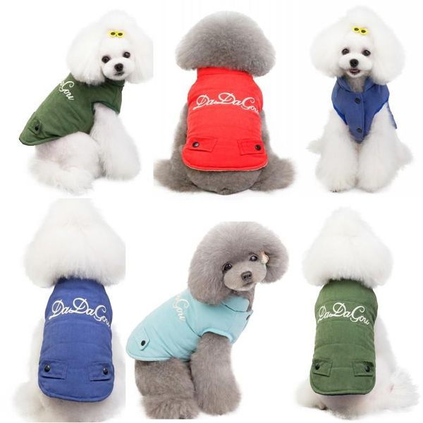 dog apparel clothes cotton-padded winter pet vest coat double-sided wear
dog apparel clothes cotton-padded winter pet vest coat double-sided wear
