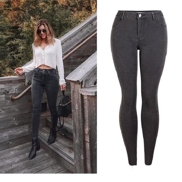 arrivals woman autumn winter high waist ladies jeans black solid street denim skinny pencil pants women's, Blue
arrivals woman autumn winter high waist ladies jeans black solid street denim skinny pencil pants women's, Blue