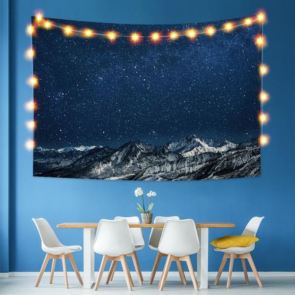 laeacco fashion tapestry wall hangings warm simple mountain scenery sunlight starry sky clouds bedroom home room decor polyester tapestries
laeacco fashion tapestry wall hangings warm simple mountain scenery sunlight starry sky clouds bedroom home room decor polyester tapestries
