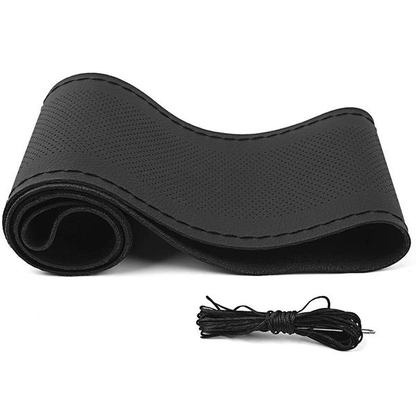 steering wheel stitch diy cover black/gray microfiber leather material universal size for 15inch sewing breathable and anti-slip covers
steering wheel stitch diy cover black/gray microfiber leather material universal size for 15inch sewing breathable and anti-slip covers