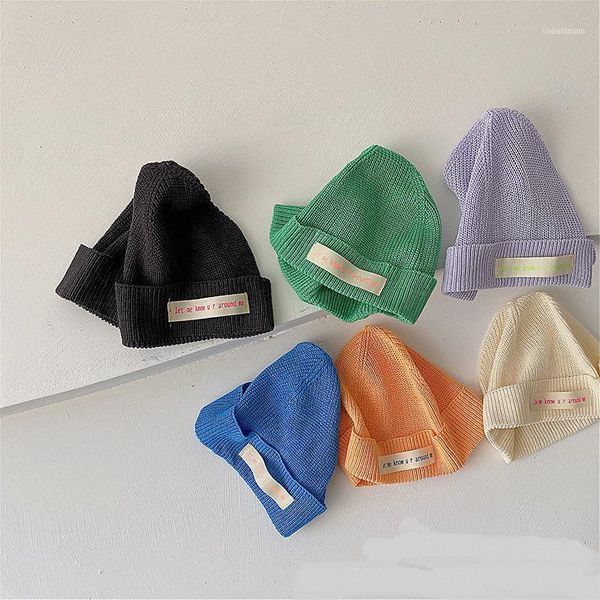 caps & hats korean children's knitted hat melon skin candy color letter cloth label baby's concave curled wool1, Yellow
caps & hats korean children's knitted hat melon skin candy color letter cloth label baby's concave curled wool1, Yellow