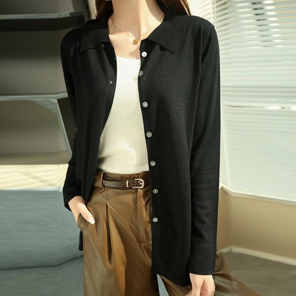 women's knits & tees pure wool knit sweater shirt fashion square collar long sleeve coat women autumn winter elegant loose warm office, White
women's knits & tees pure wool knit sweater shirt fashion square collar long sleeve coat women autumn winter elegant loose warm office, White