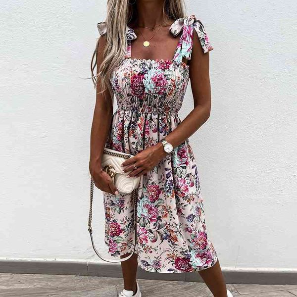 casual dresses floral print bandage midi sundress women sleeveless high waist a-line summer wrap dress holiday ladies bow vestidos, Black;gray
casual dresses floral print bandage midi sundress women sleeveless high waist a-line summer wrap dress holiday ladies bow vestidos, Black;gray