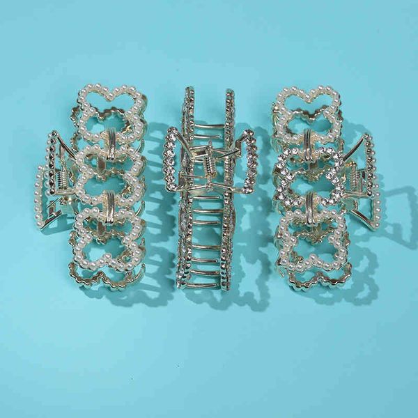 hair accessories jewelry metal clip female korean temperament net red back of head pearl pin irregular plum blossom flower ornament trinket, Golden;white
hair accessories jewelry metal clip female korean temperament net red back of head pearl pin irregular plum blossom flower ornament trinket, Golden;white