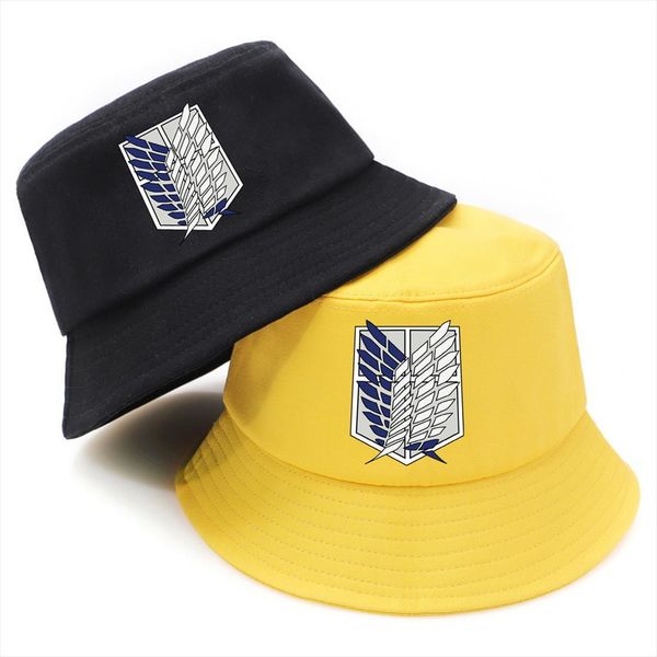bucket hat attack on titan anime outdoor hats men women fisherman cap beach sun casual hiking panama fashion, Blue;gray
bucket hat attack on titan anime outdoor hats men women fisherman cap beach sun casual hiking panama fashion, Blue;gray