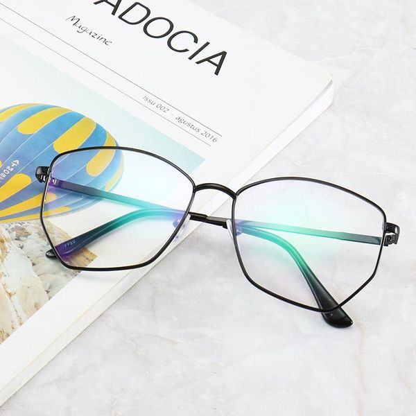 anti-blue light eyeglasses fashion vintage square women eyewear frame metal computer men glasses designer optical sunglasses frames, Black
anti-blue light eyeglasses fashion vintage square women eyewear frame metal computer men glasses designer optical sunglasses frames, Black