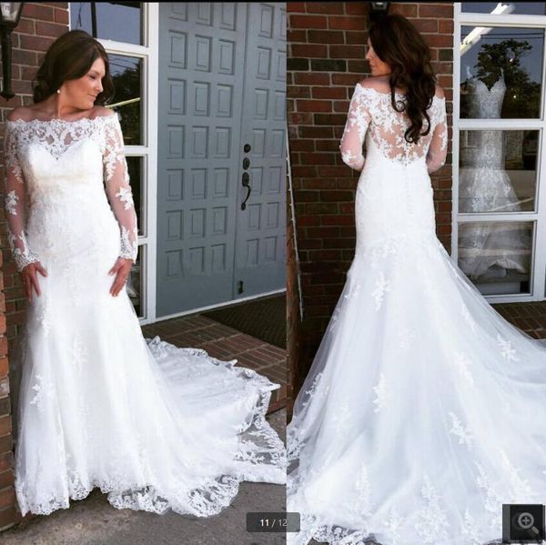 2021 vestido de festa white tulle mermaid wedding dress lace appliques beaded long sleeve elegant court train bridal gowns south african fas
2021 vestido de festa white tulle mermaid wedding dress lace appliques beaded long sleeve elegant court train bridal gowns south african fas