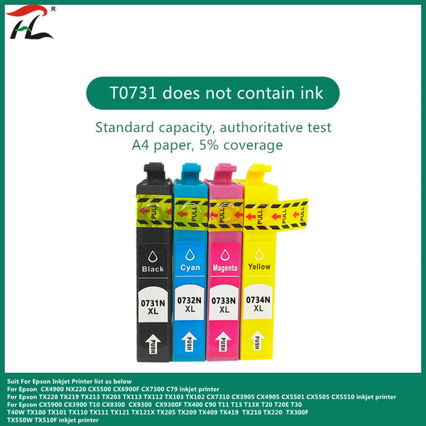 ink cartridges t0731 printer cartridge for 73 t0731n 73n t30 tx203 tx510f tx210 cx5900 t40w tx205 tx209 tx409 kit
ink cartridges t0731 printer cartridge for 73 t0731n 73n t30 tx203 tx510f tx210 cx5900 t40w tx205 tx209 tx409 kit