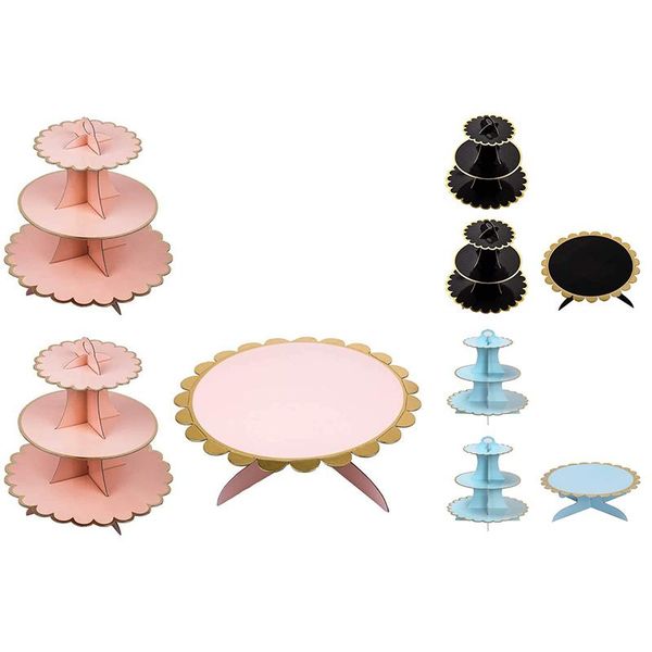 3-piece cupcake stand dessert tower 3 layers (2pc) + 1 layer (1pc) paper cake other bakeware
3-piece cupcake stand dessert tower 3 layers (2pc) + 1 layer (1pc) paper cake other bakeware