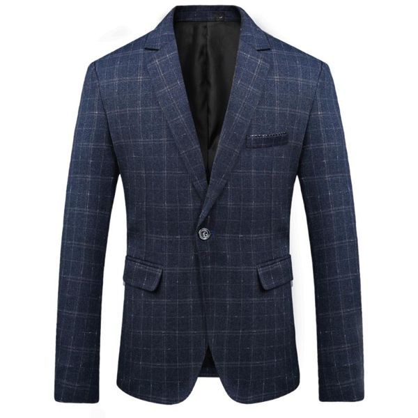 men's suits & blazers men suit fashion nice vogueformal dresses british style male slim youth business casual plaid jackets, White;black
men's suits & blazers men suit fashion nice vogueformal dresses british style male slim youth business casual plaid jackets, White;black