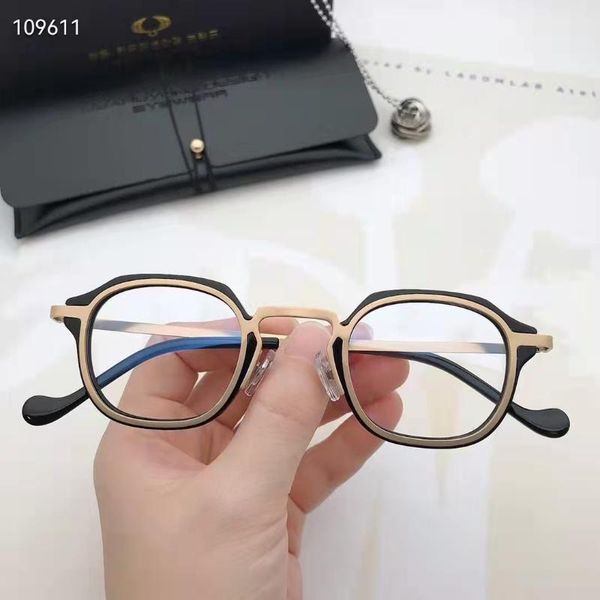 fashion sunglasses frames 2021 brand design eyeglasses frame retro polygons acetate titanium glasses men women blue light prescription optic, Black
fashion sunglasses frames 2021 brand design eyeglasses frame retro polygons acetate titanium glasses men women blue light prescription optic, Black