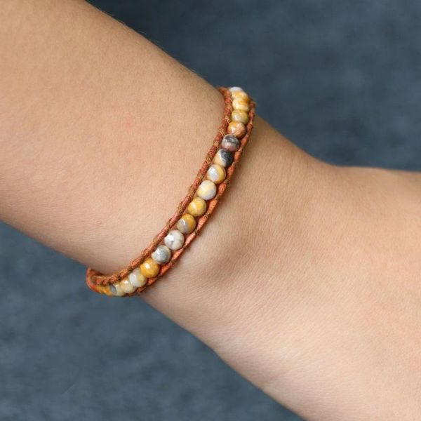 charm bracelets kelitch women 4mm stone handmade gifts leather wrap bangles jewelry friends, Golden;silver
charm bracelets kelitch women 4mm stone handmade gifts leather wrap bangles jewelry friends, Golden;silver