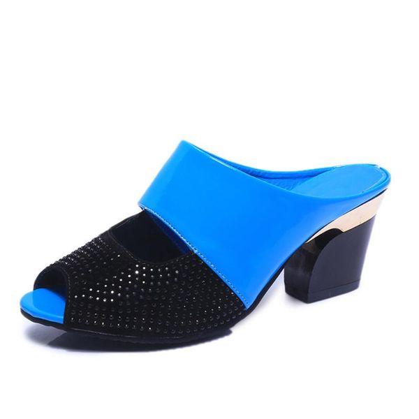 summer women sandals flip flops high heels cutout slides woman slippers, Black