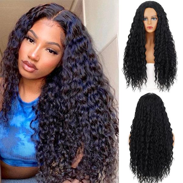 synthetic wigs black women's african perverted curly long deep wave 28inch high temperature cosplay wig party
synthetic wigs black women's african perverted curly long deep wave 28inch high temperature cosplay wig party