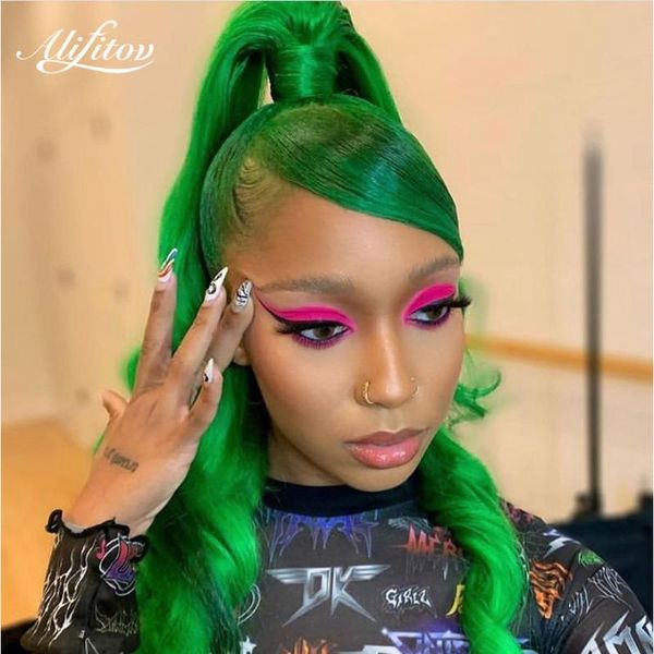 lace wigs alifitov green front long straight human hair remy with baby, Black;brown
lace wigs alifitov green front long straight human hair remy with baby, Black;brown