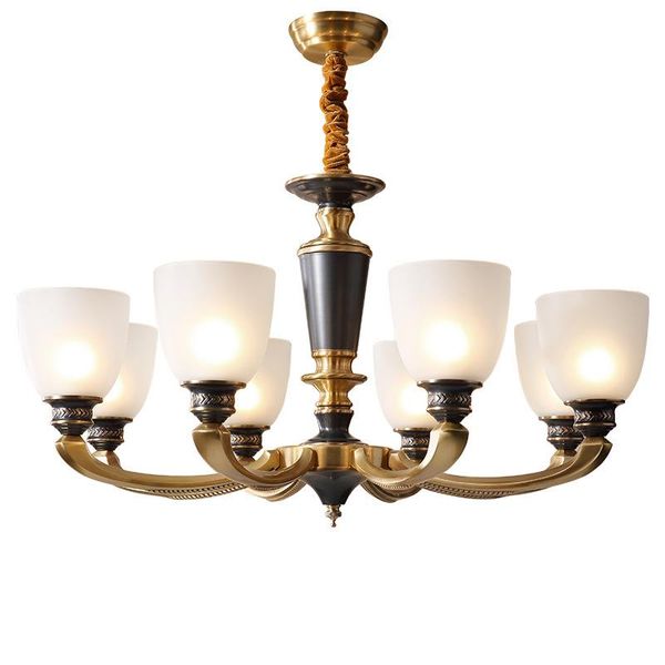 pendant lamps american-style retro chandelier copper living room dining bedroom villa el luxury brass
pendant lamps american-style retro chandelier copper living room dining bedroom villa el luxury brass