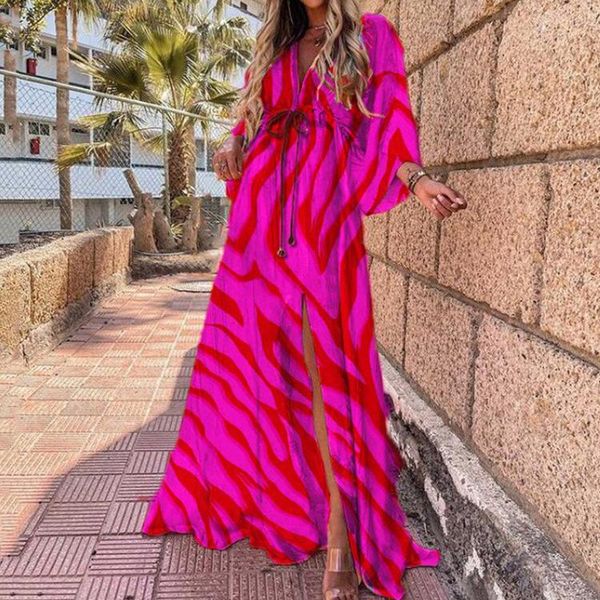 casual dresses european and american women's clothing in the fall of 2021 bohemian print lace-up dress long skirt women, Black;gray
casual dresses european and american women's clothing in the fall of 2021 bohemian print lace-up dress long skirt women, Black;gray