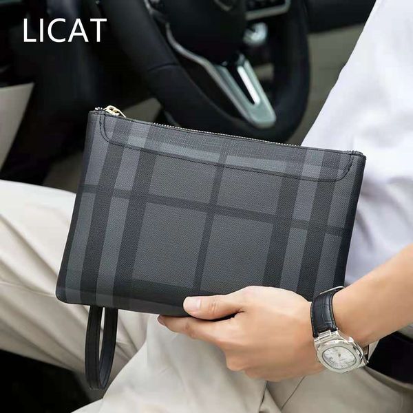 hand bag trendy fashion casual korean stripe envelope business large capacity grab men's handbag, Red;black
hand bag trendy fashion casual korean stripe envelope business large capacity grab men's handbag, Red;black