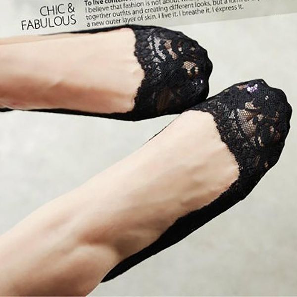 ladies invisible socks boat spring and summer korean style shallow mouth lace silicone non-slip cotton cute1, Black;white
ladies invisible socks boat spring and summer korean style shallow mouth lace silicone non-slip cotton cute1, Black;white