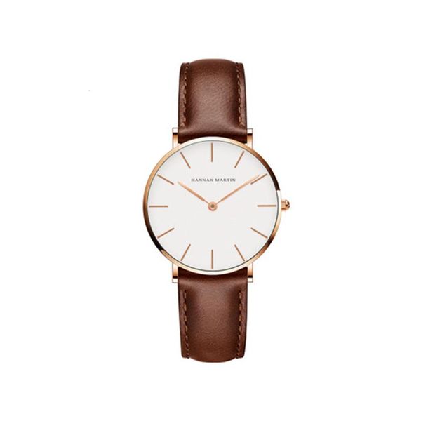 wristwatches 36mm ladies simple watch japanese movement waterproof korean white belt student women, Slivery;brown
wristwatches 36mm ladies simple watch japanese movement waterproof korean white belt student women, Slivery;brown