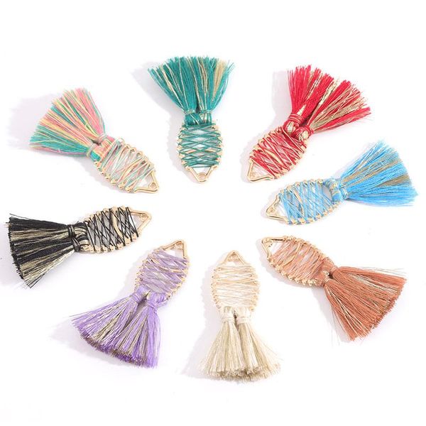 charms ckysee 2pcs alloy cotton thread fish shaped tassel pendant length approximately 6cm wide 2cm jewelry diy accessori, Bronze;silver
charms ckysee 2pcs alloy cotton thread fish shaped tassel pendant length approximately 6cm wide 2cm jewelry diy accessori, Bronze;silver