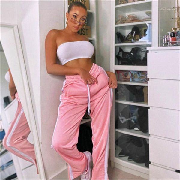 women's & capris wide leg trousers women drawstring loose spring summer fashion pocket elastic waist pants designer female casual mid, Black;white
women's & capris wide leg trousers women drawstring loose spring summer fashion pocket elastic waist pants designer female casual mid, Black;white