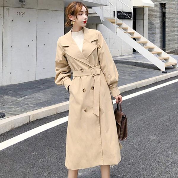 women's wool & blends korean edition 2021 autumn winter pattern women fashion medium length paragraph double-breasted windbreaker coat, Black
women's wool & blends korean edition 2021 autumn winter pattern women fashion medium length paragraph double-breasted windbreaker coat, Black