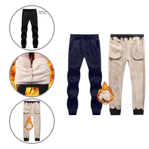 men's pants casual terrific thermal winter sports trousers solid color for work, Black
men's pants casual terrific thermal winter sports trousers solid color for work, Black