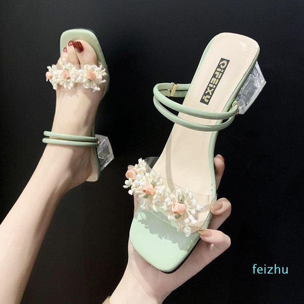 2021two ways fairy pearl flower clear band women sandals thick transparent high heels shoes slipper rose slip on sandalias, Black
2021two ways fairy pearl flower clear band women sandals thick transparent high heels shoes slipper rose slip on sandalias, Black