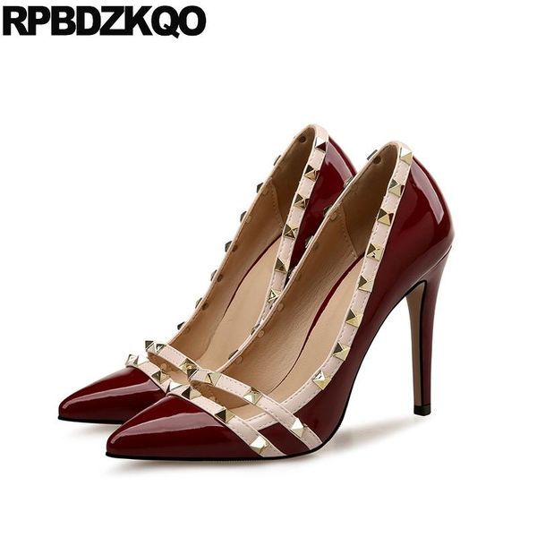 dress shoes pumps 8cm high heels big size 12 44 rivet thin bride stud pointed toe low purple wedding wine red ladies extreme 11 43, Black
dress shoes pumps 8cm high heels big size 12 44 rivet thin bride stud pointed toe low purple wedding wine red ladies extreme 11 43, Black