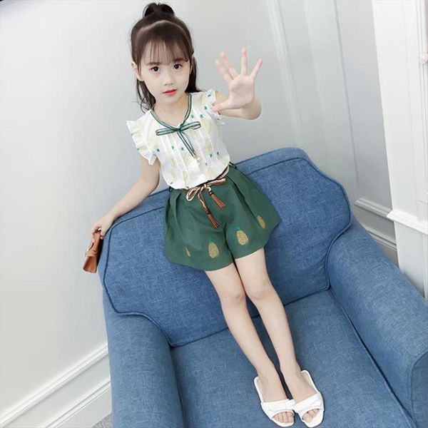 kids clothing girls clothes summer fashion bow tie shirt jacket pineapple mini shorts 4 12 quality child costumes suit, White
kids clothing girls clothes summer fashion bow tie shirt jacket pineapple mini shorts 4 12 quality child costumes suit, White
