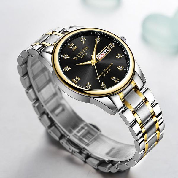 wristwatches wlist brand men's fashion and creative waterproof steel band watch, Slivery;brown
wristwatches wlist brand men's fashion and creative waterproof steel band watch, Slivery;brown