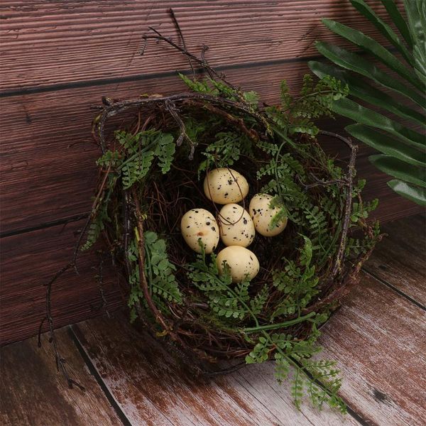 bird cages 1 set 20cm vine nest creative rattan ornament decoration with 5pcs simulation eggs for garden patio bal
bird cages 1 set 20cm vine nest creative rattan ornament decoration with 5pcs simulation eggs for garden patio bal