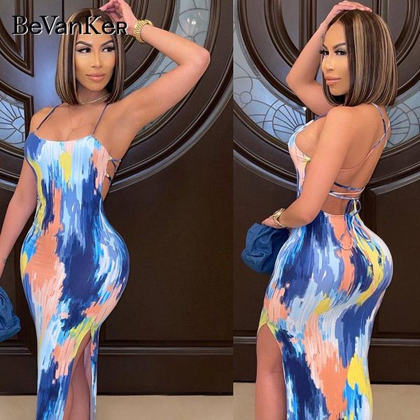 casual dresses backless side split printing loose women spaghetti strap colorful 2021 summer beach style female long dress, Black;gray
casual dresses backless side split printing loose women spaghetti strap colorful 2021 summer beach style female long dress, Black;gray