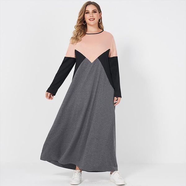 product fashion casual sports color womens dress pink black gray stitching round neck long loose home woman plus size
product fashion casual sports color womens dress pink black gray stitching round neck long loose home woman plus size