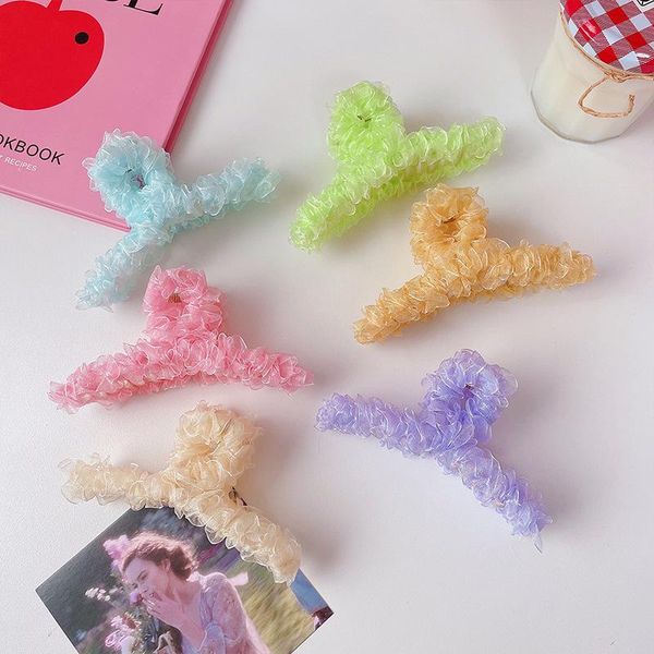 hair accessories simple accessories, sweet and exquisite organza hairpin temperament, korean lace at the back of head, Slivery;white
hair accessories simple accessories, sweet and exquisite organza hairpin temperament, korean lace at the back of head, Slivery;white