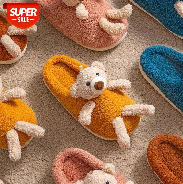 cartoon warm cotton slippers women cute three-dimensional bear for indoor home lovers #hu22, Black
cartoon warm cotton slippers women cute three-dimensional bear for indoor home lovers #hu22, Black
