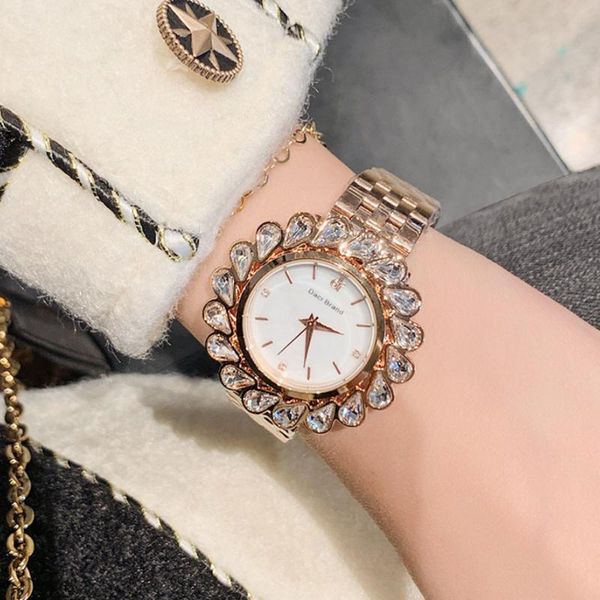 wristwatches rhinestone women's watches fashion waterproof watch quartz female gifts for wife relogios feminino, Slivery;brown
wristwatches rhinestone women's watches fashion waterproof watch quartz female gifts for wife relogios feminino, Slivery;brown