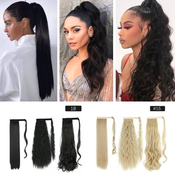 synthetic wigs 3pcs/lot 24 inch poytail hair 1pcs straight style corn wave body clip in ponytails wrap around, Black
synthetic wigs 3pcs/lot 24 inch poytail hair 1pcs straight style corn wave body clip in ponytails wrap around, Black