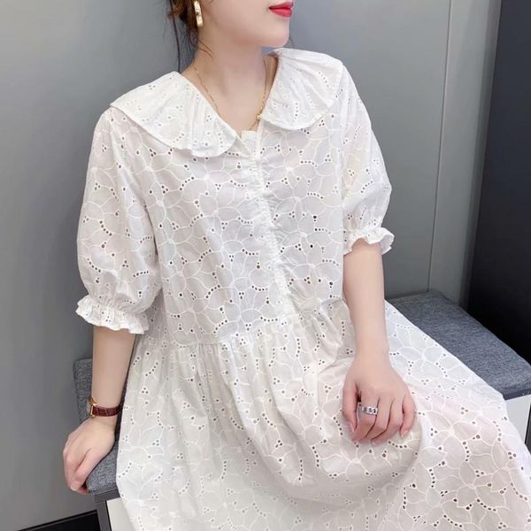 casual dresses lamtrip unique quality hollow out peter pan collar cotton half sleeve fairy white summer kt6l, Black;gray
casual dresses lamtrip unique quality hollow out peter pan collar cotton half sleeve fairy white summer kt6l, Black;gray