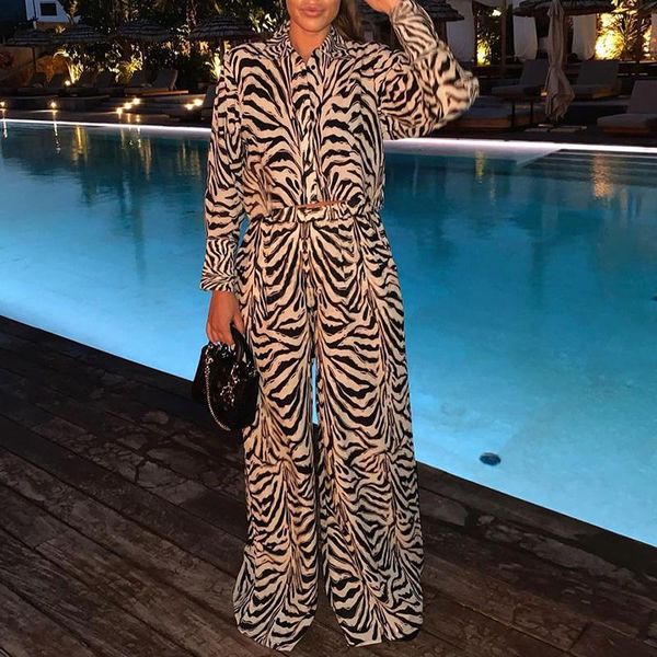 women's two piece pants agong zebra printed blouse suits women fashion turn down collar suit elegant loose wide leg female ladies, White
women's two piece pants agong zebra printed blouse suits women fashion turn down collar suit elegant loose wide leg female ladies, White