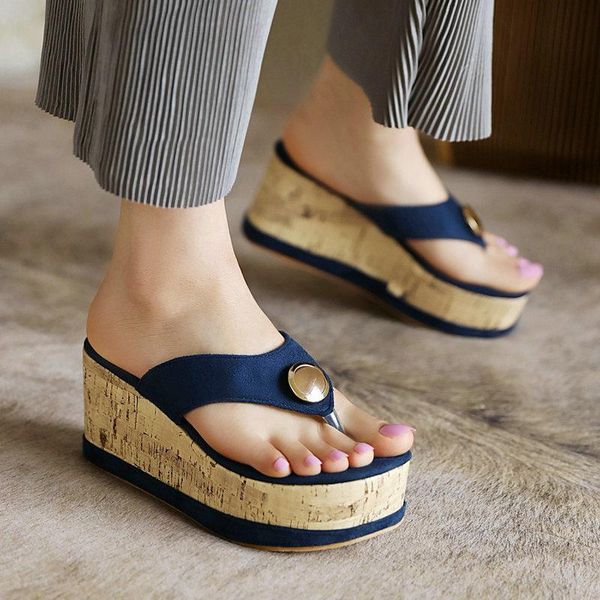 8cm high heels large size 43 platform wedges sandal mules slippers shoes women, Black
8cm high heels large size 43 platform wedges sandal mules slippers shoes women, Black