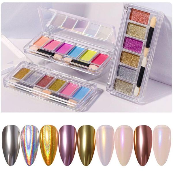 nail art kits 6 colors set solid powder mirror effect holographic powders manicure pigment diy design decoration
nail art kits 6 colors set solid powder mirror effect holographic powders manicure pigment diy design decoration